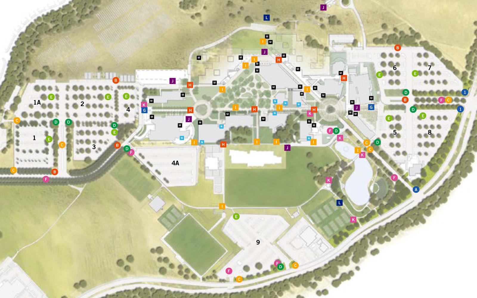 Evergreen Valley College Campus Map